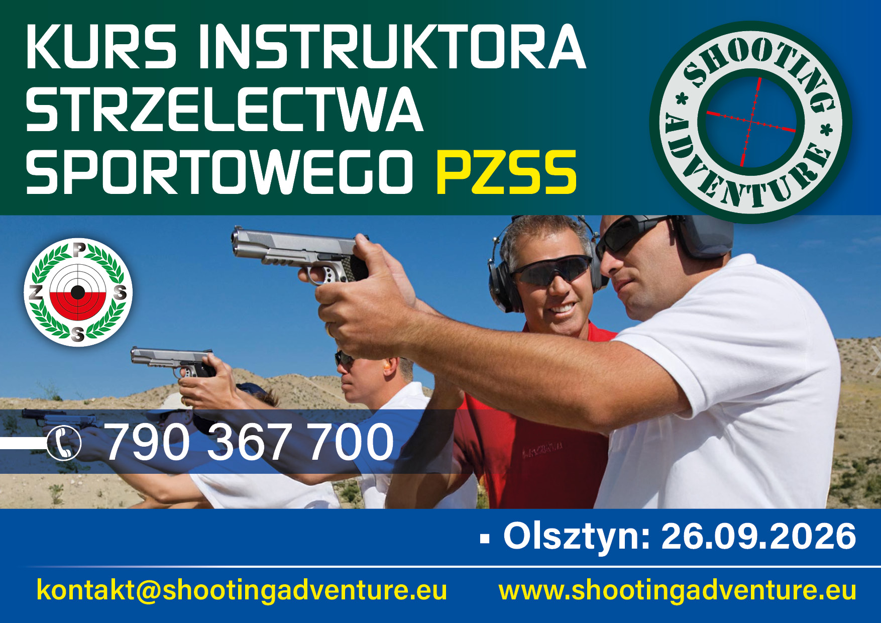 Kurs „Instruktor Strzelectwa Sportowego PZSS”
